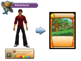 Illustration for article titled Put Yourself In The Free Realms Card Game